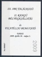 2009 IBK találkozó emlékív