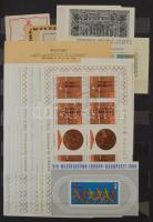 Hatalmas blokkgyűjtemény az egész világból, benne blokkok, kisívek, bélyegfüzetek, néhány összefüggé...