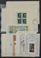 Hatalmas blokkgyűjtemény az egész világból, benne blokkok, kisívek, bélyegfüzetek, néhány összefüggé...