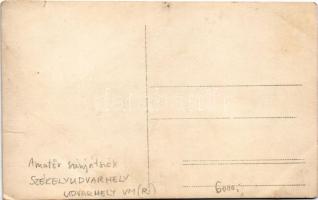 Székelyudvarhely, Odorheiu Secuiesc; amatőr színházi társulat csoportképe / amateurs theatre company...