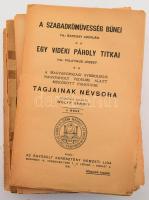 Barcsay Adorján: A szabadkőművesség bűnei. - Palatinus József: Egy vidéki páholy titka. - A Magyaror...