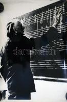 Ady Endre és Kodály Zoltán két nagy méretű fotója, kartonon. 30x45 cm Tekerve hosszában