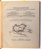 1930 Dolgozatok a m. kir. Ferencz József-tudományegyetem archeologiai intézetéből. VI. évf. 1-2. sz. Szerk.: Buday Árpád. Szeged, 1930, Archeologiai Intézet (Városi-ny.), 2 sztl. lev.+ 246 p.+ 20 (kétoldalas) t. Szövegközti és egészoldalas, fekete-fehér képekkel illusztrálva. Magyar és német nyelven. Átkötött félvászon-kötésben, nagyrészt jó állapotban.