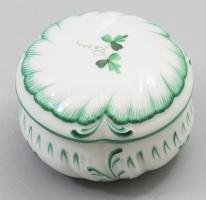 Herendi petrezselyem mintás bonbonniere, Kézzel festett. jelzett, hibátlan. 8 cm