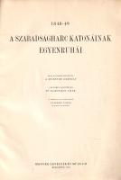 1848-49. A szabadságharc katonáinak egyenruhái. A képeket készítette: Domonkos Imre. Címlap és részl...
