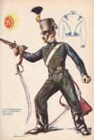 1848-49. A szabadságharc katonáinak egyenruhái. A képeket készítette: Domonkos Imre. Címlap és részl...