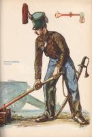 1848-49. A szabadságharc katonáinak egyenruhái. A képeket készítette: Domonkos Imre. Címlap és részl...