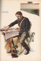 1848-49. A szabadságharc katonáinak egyenruhái. A képeket készítette: Domonkos Imre. Címlap és részl...