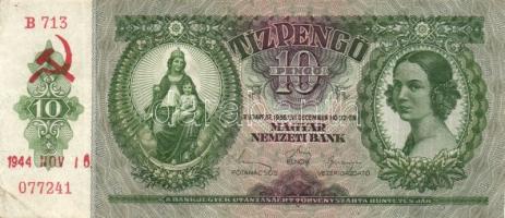 1930-41. 10P, 20P, 50P, 100P mindegyik hamis sarló-kalapács fny-sal T:II,II/III