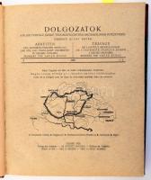 1929 Dolgozatok a m. kir. Ferencz József-tudományegyetem archeologiai intézetéből. V. évf. 1-2. sz. Szerk.: Buday Árpád. Szeged, 1929, Archeologiai Intézet (Városi-ny.), 2 sztl. lev.+ 222 p.+ 2 (kihajtható) t. Szövegközti és egészoldalas, fekete-fehér képekkel illusztrálva. Magyar és német nyelven. Átkötött félvászon-kötésben.