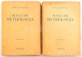 Ipolyi Arnold: Magyar mythologia. I-II. kötet. Bp., 1929., Zajti Ferenc kiadása, (Budapesti Hírlap-ny.), IV+335+3 p.; 368 p. Ipolyi Arnold (1823-1886) római katolikus püspök, művészettörténész, múzeumszervező, műemlékvédő. A magyar ősvallás nyomai után kutatva állította össze a magyar népi hiedelemrendszert bemutató monográfiáját, gazdag szakirodalmi jegyzetanyaggal. Első kiadása 1854-ben jelent meg, a Magyar Tudományos Akadémia négy évvel később nagyjutalomban részesítette. Kiadói papírkötés, kopott, foltos borítóval, az I. kötet sérült kötéssel.