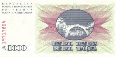 Bosznia Hercegovina 6db klf bankjegy T:I