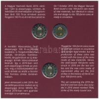 2019. "Az első rézötvözetű és az utolsó acél bicolor 100Ft-os forgalmi érme" érmeszett, be...