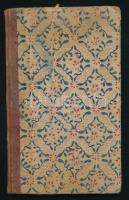 1837 Vándorkönyv, azonosítatlan iparos részére, német nyelvű cseh bejegyzésekkel (Schlan, Carlsbad, ...