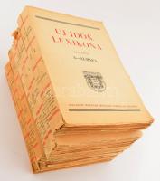 Uj Idők lexikona 1-2., 4-10. kötetek. (9 db). Bp., (1936-1938), Singer és Wolfner. Fekete-fehér képekkel illusztrálva. Kiadói papírkötés, változó állapotban, részben felvágatlan lapokkal.