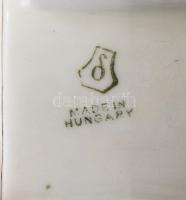 5 darab porcelán kulacs, 4 darab Zsolnay és egy Drasche, jelzett, m: 11,5 cm