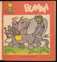 1974 A Bummi c. német nyelvű képes gyermekújság 13-24. számai egy kötetben. Berlin, 1974, Verlag Jun...