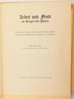 Arbeit und Feste im Reigen des Jahres. Bilder aus dem Leben des Mittelalters 12 Farbtafeln. / Einfüh...