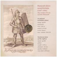 2022. 5Ft-200Ft (6xklf) forgalmi szett + Hunyadi János aranyforint aranyozott Ag utánverete (3,491g/...