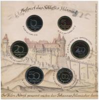 2022. 5Ft-200Ft (6xklf) forgalmi szett + Hunyadi János aranyforint aranyozott Ag utánverete (3,491g/...