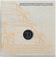 2023. 5Ft-200Ft (6xklf) + 50Ft Cu-Ni "75 éves az Országos Mentőszolgálat" + 100Ft bicolor ...