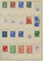 Kb 4-4500 db vegyes külföldi bélyeg 10 db cserefüzetben, benne Dánia, Svédország, Norvégia, Finnorsz...