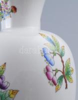 Herendi Viktória mintás váza, jelzett, hibátlan, m: 19 cm