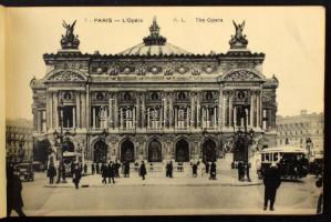 3 db RÉGI külföldi város képeslapfüzet: Róma (20 lap), Sevilla (20 lap), Párizs (45 lap) / 3 pre-194...