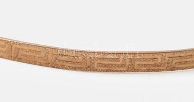 14K arany (Au) karreif jelzett 4,91 g