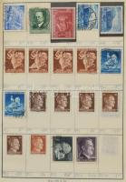 Kb 4-4500 db vegyes külföldi bélyeg 10 db cserefüzetben, benne Németország, Liechtenstein, Kanada, Szovjetunió, francia gyarmatok, Norvégia, Írország, Finnország, Nagy-Britannia, Svédország, Libanon, USA stb.