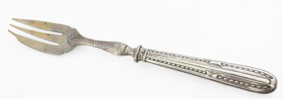 Ezüst(Ag) villa, jelzett, h: 16,5 cm, bruttó: 29,3 g