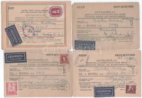 7 db RÉGI második világháborús orosz-magyar hadifogoly levelezőlap, vegyes minőségben. "Erősíts...