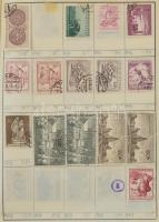 Kb 4-4500 db vegyes külföldi bélyeg 10 db cserefüzetben, benne Ausztria, Csehszlovákia, Németország,...