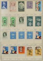 Kb 4-4500 db vegyes külföldi bélyeg 10 db cserefüzetben, benne Ausztria, Csehszlovákia, Németország,...