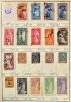 Kb 4-4500 db vegyes külföldi bélyeg 10 db cserefüzetben, benne Németország, francia gyarmatok, Svájc...