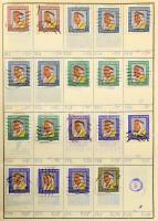 Kb 4-4500 db vegyes külföldi bélyeg 10 db cserefüzetben, benne Nagy-Britannia, angol gyarmatok, Nagy...