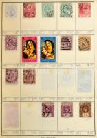 Kb 4-4500 db vegyes külföldi bélyeg 10 db cserefüzetben, benne Ausztrália, Ausztria, Europa CEPT, Nagy-Britannia, francia gyarmatok, Ausztria, Bosznia-Hercegovina, stb.