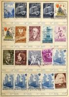 Kb 4-4500 db vegyes külföldi bélyeg 10 db cserefüzetben, benne Ausztrália, Ausztria, Europa CEPT, Na...