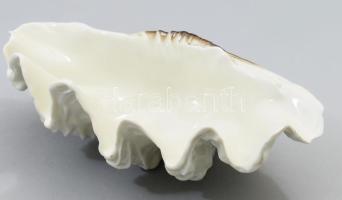 Hollóházi kagyló. Jelzett, hibátlan, h: 19,5 cm