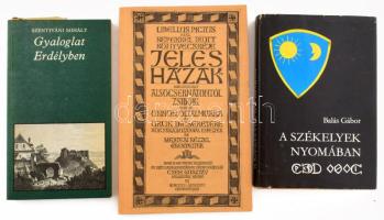 3 db Erdély témájú könyv: Balás Gábor: Székelyek nyomában, Szentiványi Mihály: Gyaloglat Erdélyben, Cseh Gusztáv: Jeles házak Alsócsernátontól Zsibóig.