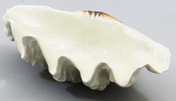 Hollóházi kagyló. Jelzett, hibátlan, h: 19,5 cm