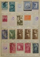 Kb 4-4500 db vegyes külföldi bélyeg 10 db cserefüzetben, benne Franciaország, Spanyolország, Portugá...