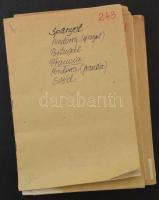 Kb 4-4500 db vegyes külföldi bélyeg 10 db cserefüzetben, benne Franciaország, Spanyolország, Portugá...