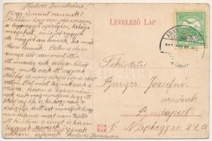 1912 Aranyosmarót, Aranyos-Maróth, Zlaté Moravce; látkép, Rakovszky István üzlete, könyv- és papírke...