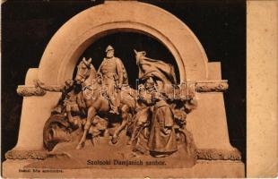 1913 Szolnok, Damjanich János szobor. Radnai Béla szoborműve, a szobrász saját kezű levelével (!) (EB)
