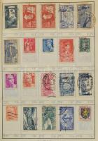 Kb 4-4500 db vegyes külföldi bélyeg 10 db cserefüzetben, benne Brazília, Kuba, Új-Zéland, Kanada, Bu...