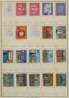 Kb 4-4500 db vegyes külföldi bélyeg 10 db cserefüzetben, benne Brazília, Kuba, Új-Zéland, Kanada, Bu...