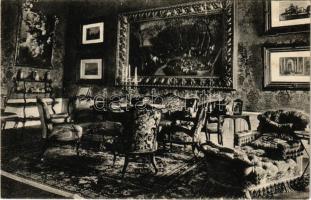 1924 Budapest I. Erzsébet királyné (Sisi) dolgozószobája az Erzsébet Királyné Emlékmúzeumban (Budai vár), belső (EK)