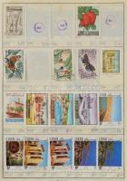 Kb 4-4500 db vegyes külföldi bélyeg 10 db cserefüzetben, benne USA, Venezuela, El Salvador, Paleszti...