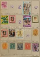 Kb 4-4500 db vegyes külföldi bélyeg 10 db cserefüzetben, benne USA, Venezuela, El Salvador, Paleszti...